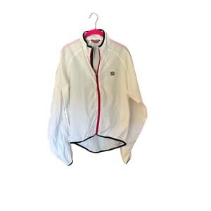 iQ Pearl Izumi Women's Medium Long Sleeve Full Zip Windbreaker Cycling Jacket